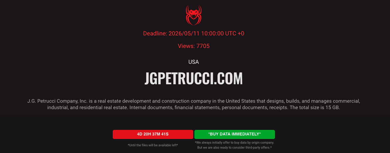 Incident Jgpetrucci