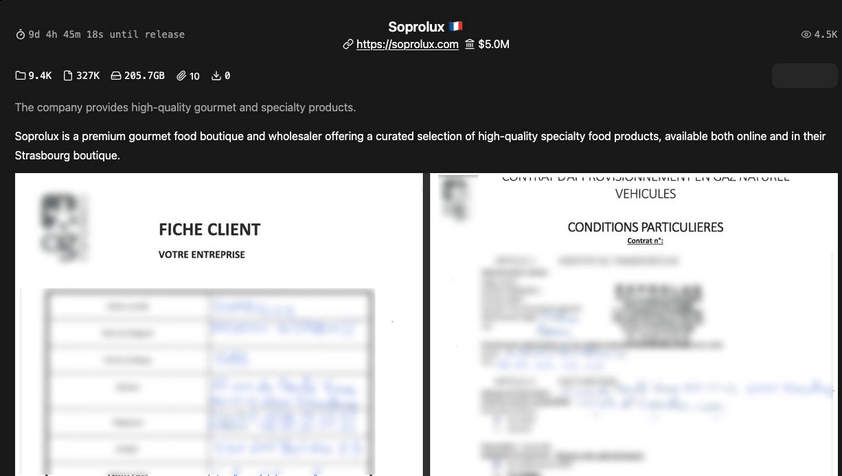 Incident Soprolux